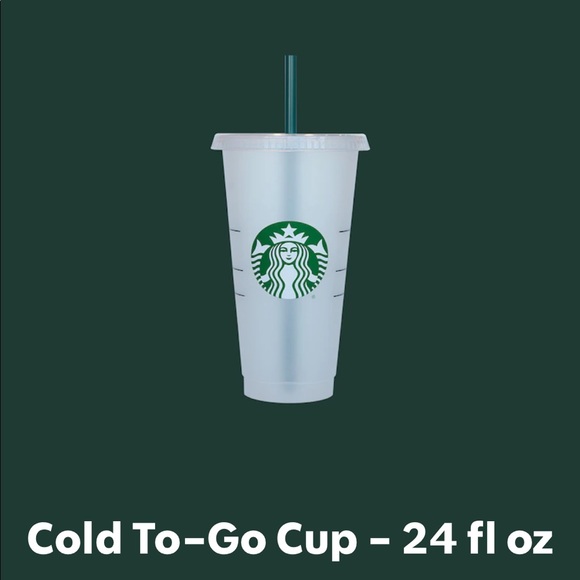Starbucks Dining 4 Cups Clear Plastic Starbucks Cold Cups Classic